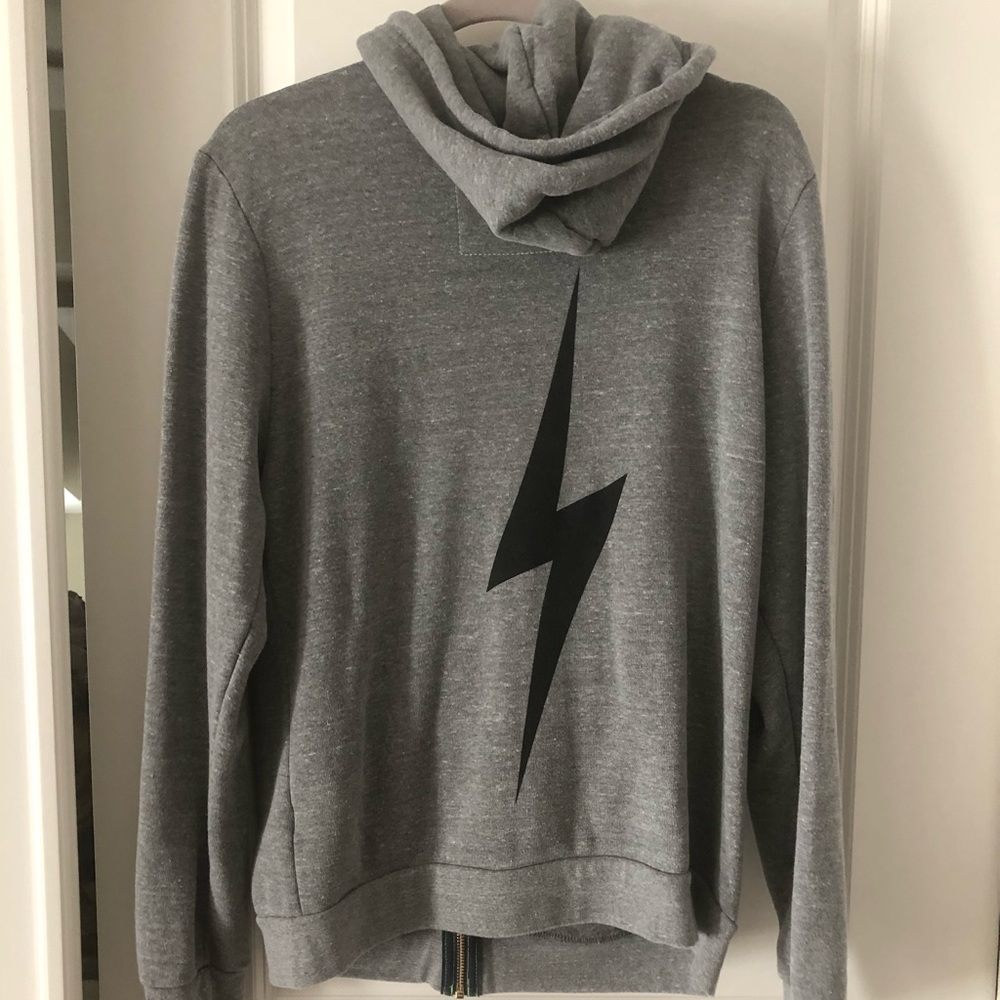 NWT Aviator Nation Lightning Bolt Sweatshirt L